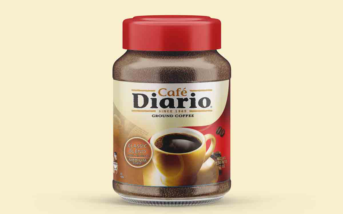 Cafe Diario Regular coffee bag mockup