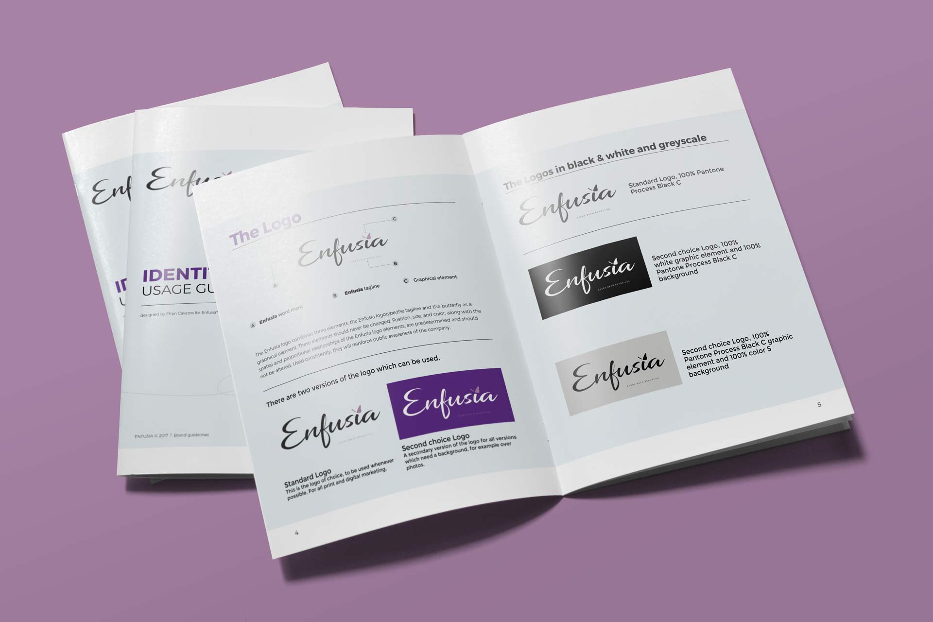 Enfusia gift set packaging on tabletop