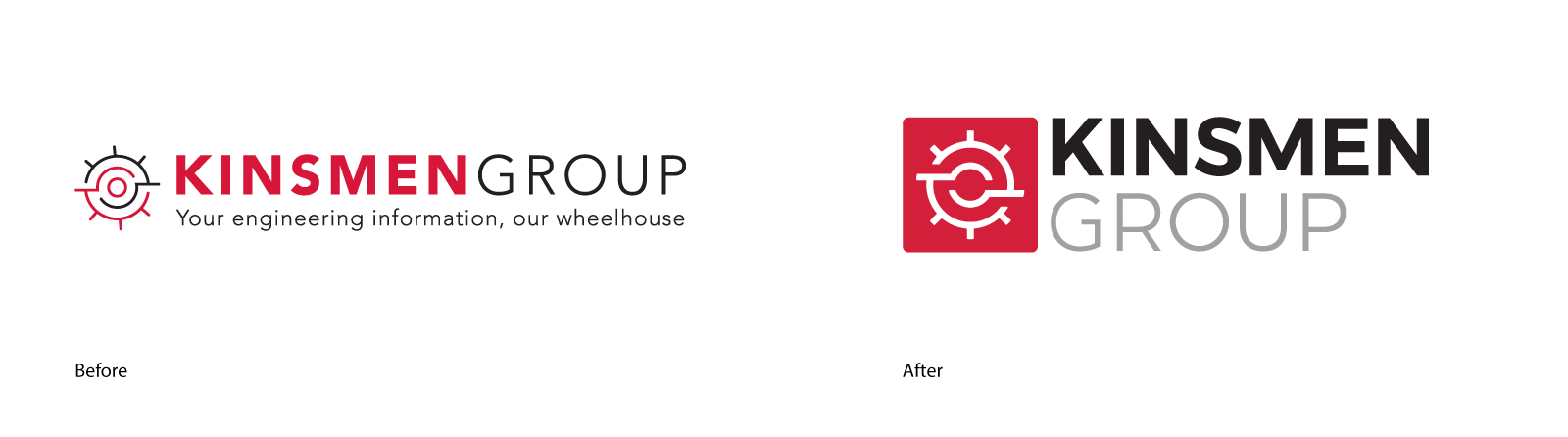 Kinsmen Group website homepage mockup