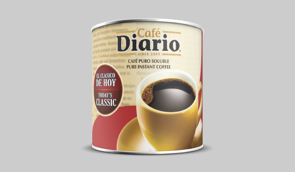 Café Diario canned coffee — regular blend