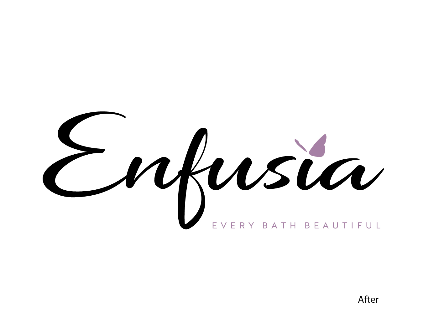 Enfusia brand after rebrand: updated logo, refined type, modern packaging