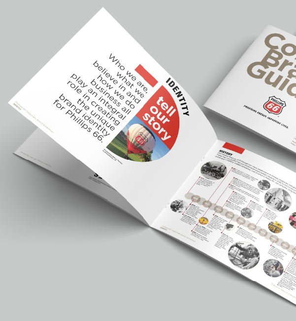 Brand system overview for Phillips 66