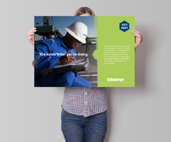 Internal branding poster