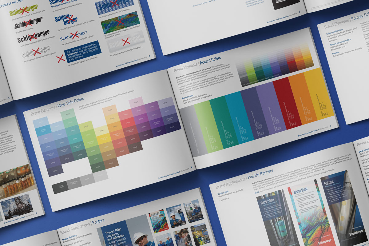 SLB brand guidelines interior pages