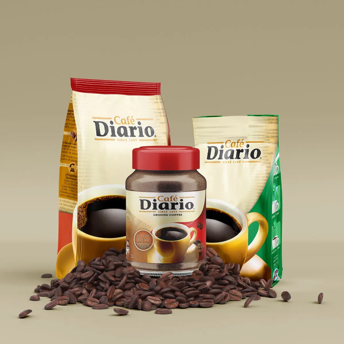 Café Diario jar packaging