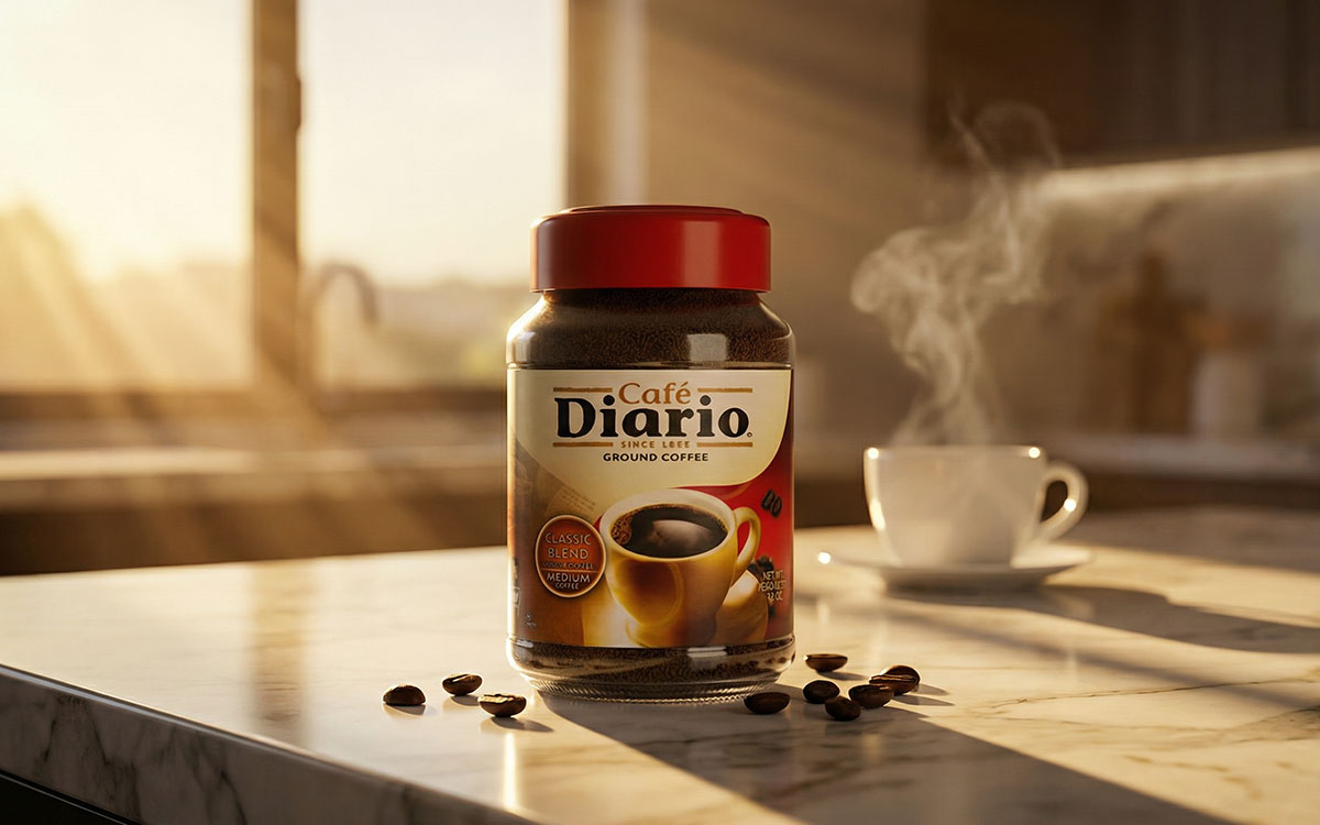 Café Diario bag mockup