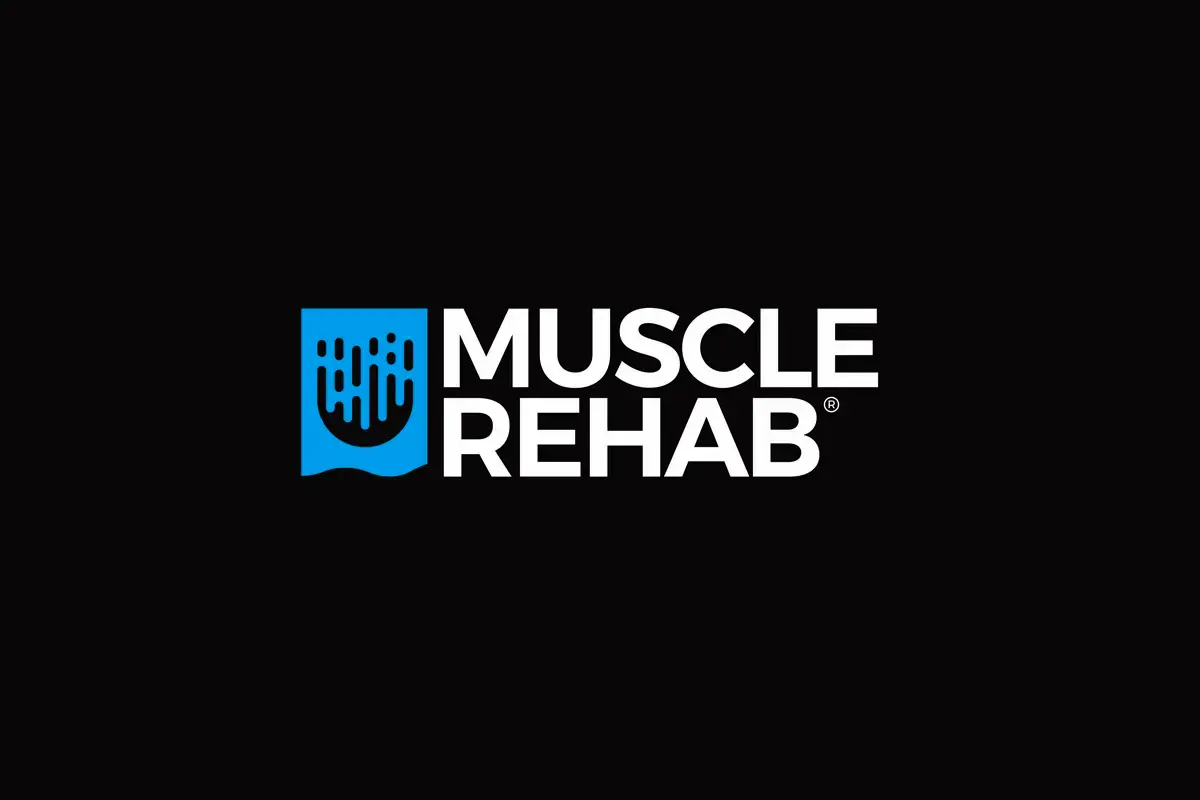 Muscle Rehab logo lockup